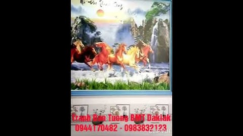 Tranh dán tường giá rẻ BMT Daklak
