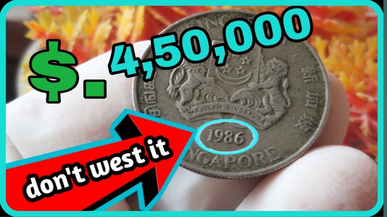 Rare Find! 1986 Singapore Twenty Cent Coin | Numismatic Treasure