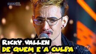 RICKY VALLEN canta 'De quem é a culpa' | SHADOW BRASIL | PROGRAMA RAUL GIL