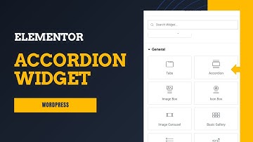 How to Use Accordion Widget in Elementor