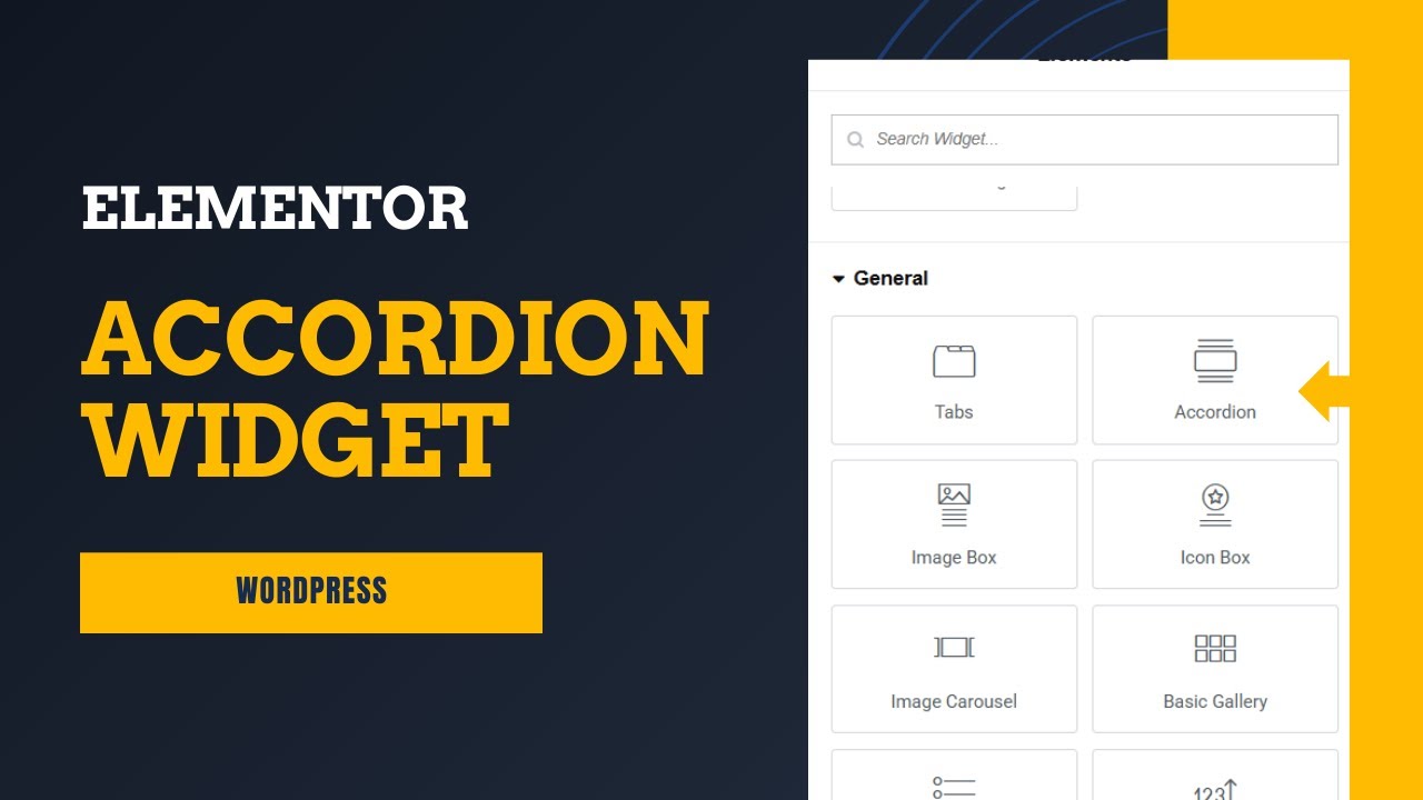 How to Use Accordion Widget in Elementor - YouTube