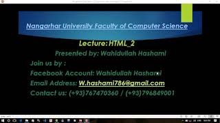learn HTML in pashto
