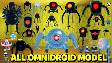 [ ALL ] How To Get ALL 19 Badges & Morphs in Omnidroid Model - Roblox