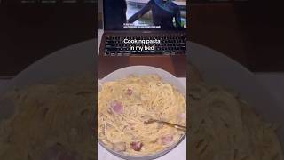 Cooking Pasta in Bed to Save Money #savemoney #cooking