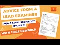 Aqa alevel sociology paper 3  advice from a lead examiner