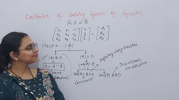 criterion of solving system of equations  #viralvideo #motivationalquotes #youtube #NehaJMD