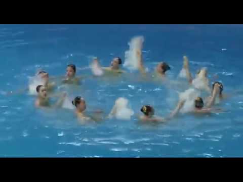 North Korean Girls Synchronized Swimming at the Olympic 