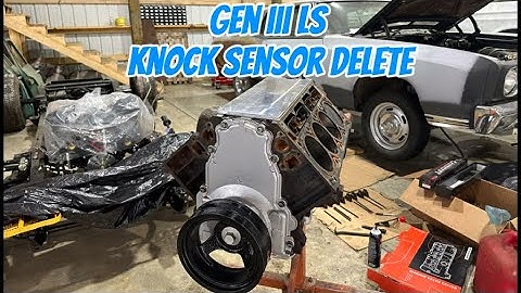 6.0 LQ9 LS: Knock Sensor Delete and Block off Plate