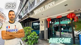 CHEAP HOTEL IN BANGKOK 🇹🇭 Under 30$ / WHITE IVORY BED AND BREAKFAST / Budget Hotel to Stay Bangkok