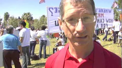 The Rev. John Dorhauer - SB1070 rally