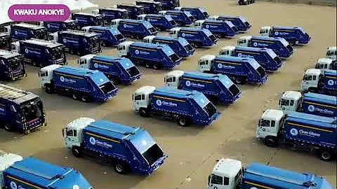 Pres Nana Addo Give 500 Truck To Zoomlion in The Make Ghana Clean Agenda..STOP  Watch What Happened