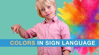 Colors in Sign Language (ASL lesson)