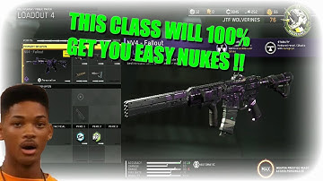 THIS CLASS SHOULD GUARANTEE YOU A NUKE AND AIMBOT ( NV4 Fallout Class Set-Up )