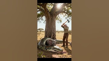 Will This Rescue Work? 🐘👴🐍#shorts #cute #funny #animals #snake #elephant