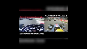 F1 - Romain Grosjean Crash Bahrain 2020 vs Spa 2012