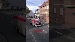 Einsatzfahrt Sonderfahrzeug RW2 der Feuerwehr Bitterfeld-Wolfen OF Bitterfeld - Kurzvideo