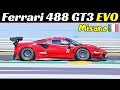 Ferrari 488 GT3 EVO - 600Hp V8 Twin-Turbo Engine Sound at Misano Circuit - Kateyama Track Days