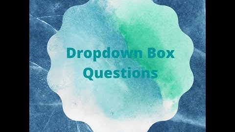 Canvas Quiz Question with Dropboxes
