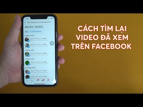 Cách tìm lại video đã xem trên Facebook