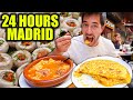 24 Hours of Spanish Food in Madrid 🇪🇸 STREET FOOD to SEAFOOD in Spain