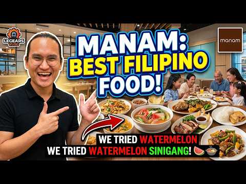 FAMILY LUNCH VLOG AT MANAM FILIPINO RESTAURANT UPTOWN MALL BGC MANILA PHILIPPINES