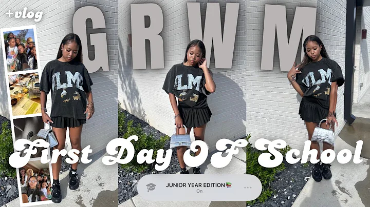 GRWM : First Day Of JUNIOR YEAR | + mini school vlog , pictures, friends & MORE