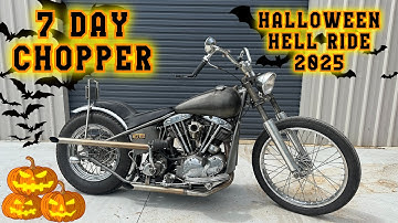 7 Day Chopper Build - HELL RIDE 2025