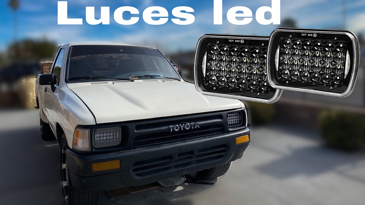 Nuevas luces led delanteros | Toyota pickup - YouTube