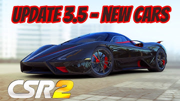 CSR 2 | UPDATE 3.5 | New Cars Info | SSC TUATARA ‘WORLD RECORD EDITION’