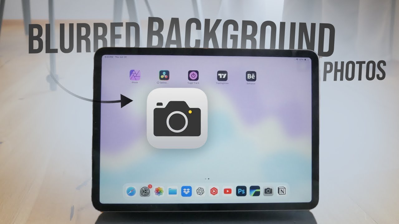 How To Take Blurred Background Pictures In IPad tutorial YouTube How To Take Blurred Background Pictures In IPad tutorial YouTube