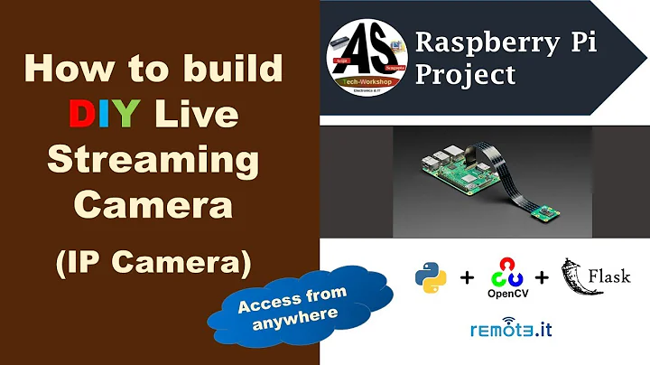 Raspberry Pi live streaming surveillance camera |access from anywhere| Raspberry Pi + OpenCV + Flask