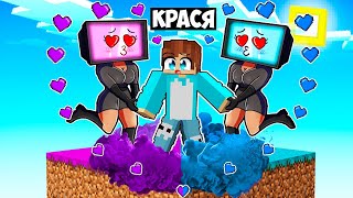 ТВ ВУМЕН ВЛЮБИЛИСЬ В МЕНЯ НА ОДНОМ ЧАНКЕ В МАЙНКРАФТ!КРАСЯ ТРОЛЛИНГ TV WOMAN MINECRAFT