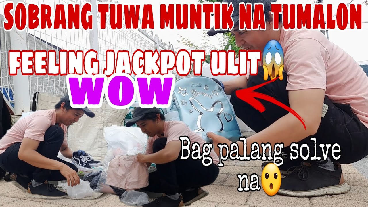 DUMPSTER DIVING#89.Super nice ng bag muntikan mapatalon sobrang saya.#feelingerochannel #recycle