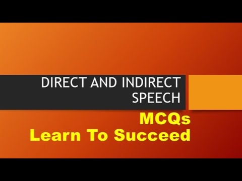 DIRECT AND INDIRECT