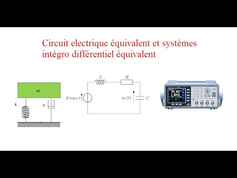 Système intégro-différentiel équivalent et circuit équivalent