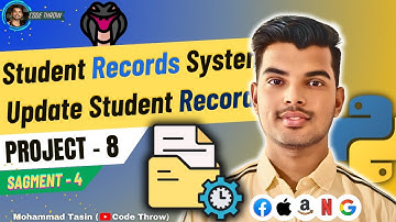 Student Record Management System in Python – Part 4 | Update Student Records