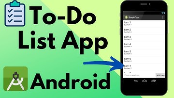 Build A To-Do List App in Android Studio | Beginner