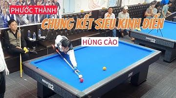 Bida chung kết siêu kinh điển HÙNG CÀO gặp PHƯỚC THÀNH giải master cadre 71/2 cúp MR BEN