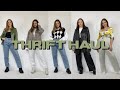 come thrift with me + try on | FIRST THRIFT HAUL IN 2021