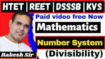 Number System || Most Important Question || With Trick (Divisibility Special) By Rakesh Sir