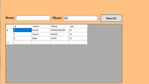 Programming VB. net: search data in sql server database using stored procedure in datagridview