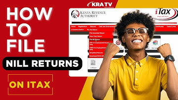 How to file a NIL return on iTax