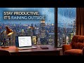 You Don’t Have to Hold It All Tonight 🌧️ Rain on Window in a Cozy Room for Deep Sleep | ASMR Rain