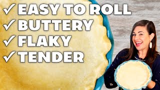 How To Make PERFECT Pie Crust With Your Food Processor! (+ NO CRACK Rolling)