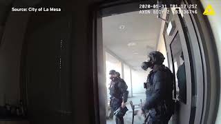 La Mesa Police Release Video, ID Officer Who Shot Grandmother With Bean Bag Round During Protest