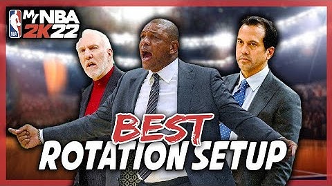 NBA 2K22 Best Rotation Setup