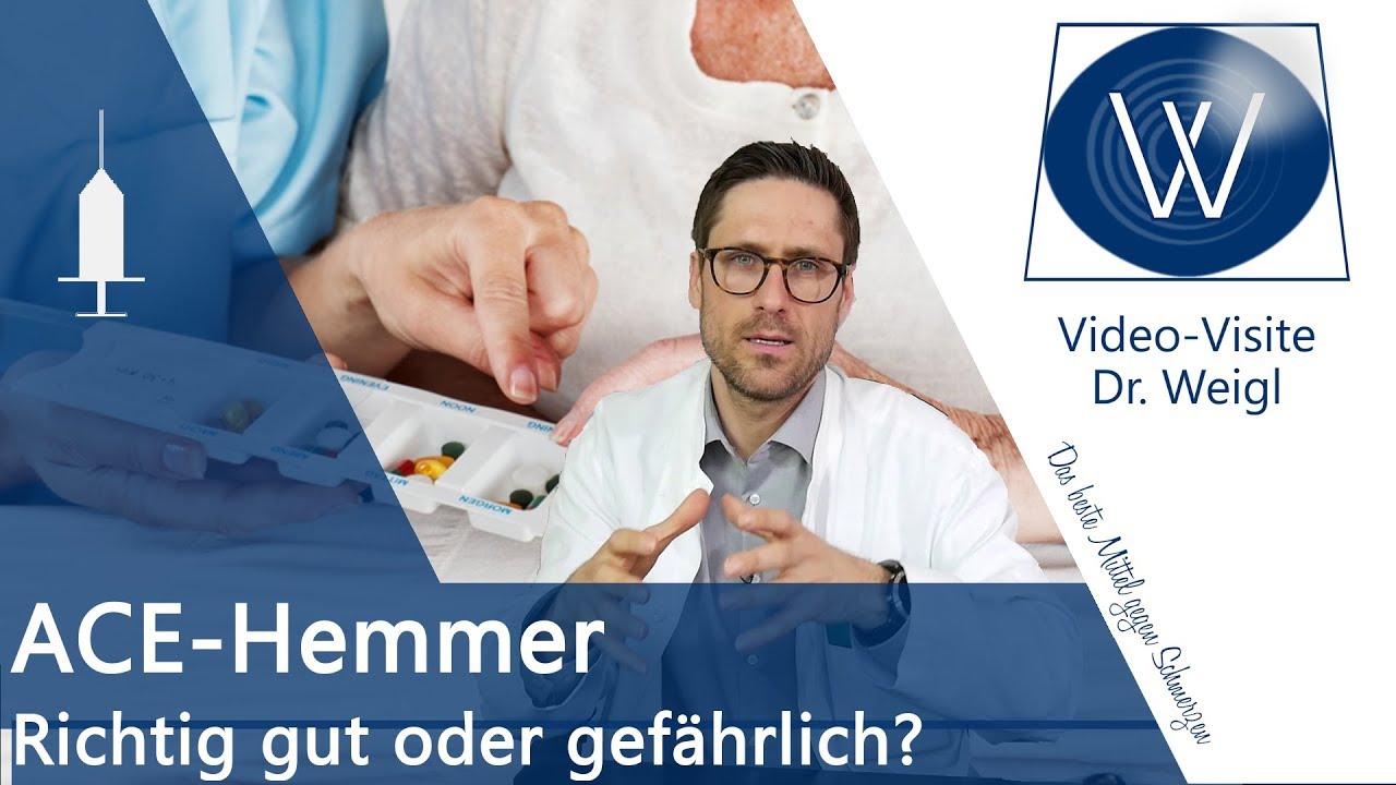 ACE Hemmer bei Bluthochdruck \u0026 Herzschwäche - Ramipril, Enalapril, Lisinopril: Wirkung, Nebenwirkung