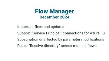 What’s new in Axway Flow Manager | December 2024