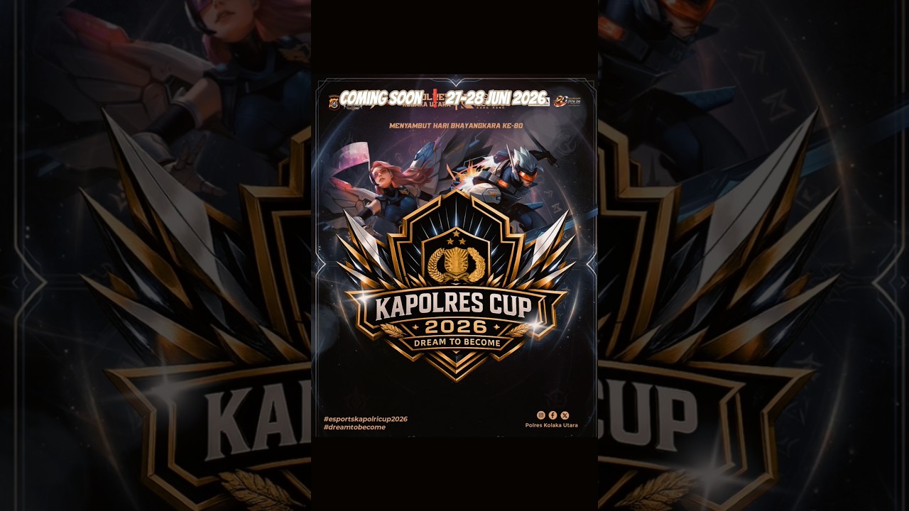 Turnamen Esports Mobile legend Kapolres Cup segera tayang #mobilelegends #esports #esportkapolricup