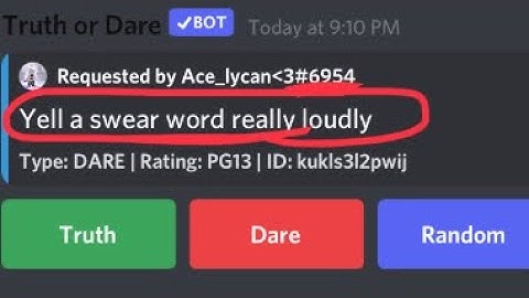 TRUTH OR DARE BUT ITS DISCORD 0-o ( SHOULD I MAKE A PART 2? )